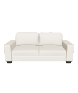 Minimalist White Sofa 3D Model - 3D Model