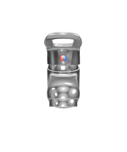 Stylized Metal Valve 3D Model - Industrial 3D Model