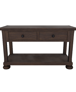 Rustic Wooden Console Table 3D - 3D Model