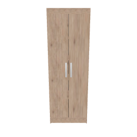 Stylish Wooden Storage Cabinet 3D - Furniture 3D Model