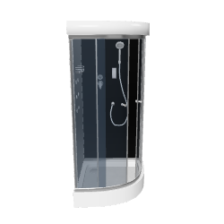 Stylish Shower Cubicle 3D Model - Interior 3D Model
