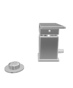 Industrial Metal Desk Clamp Model - Furniture 3D Model