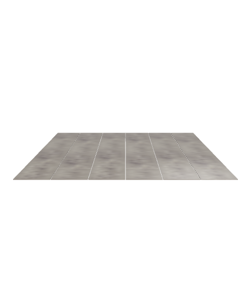 Gray Floating Floor Model 3D - 3D Model