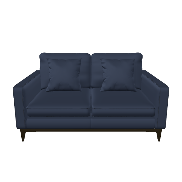 Contemporary Two-Seat Sofa Model - Furniture 3D Model