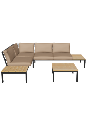 Modern Outdoor Sofa Set 3D - 3D Model