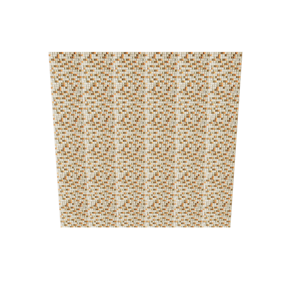 Textured Mosaic Wall Panel 3D - Interior 3D Model