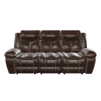 Stylish Leather Sofa 3D Model - 3D Model