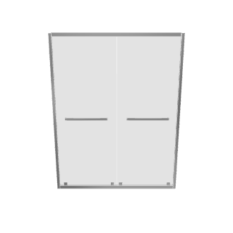 Stylish Sliding Door Model 3D - Architecture 3D Model