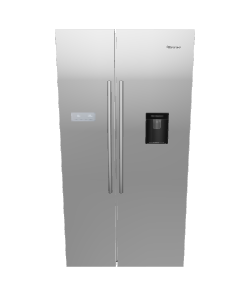 Sleek Stainless Steel Refrigerator 3D - 3D Model