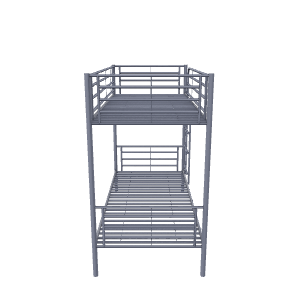 Stylish Bunk Bed 3D Model - Furniture 3D Model