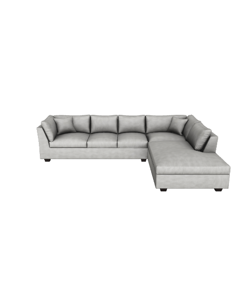 Luxurious Modern Sectional Sofa - 3D Model