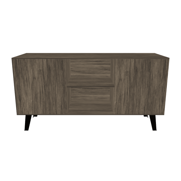 Contemporary Wooden Sideboard Model - Furniture 3D Model