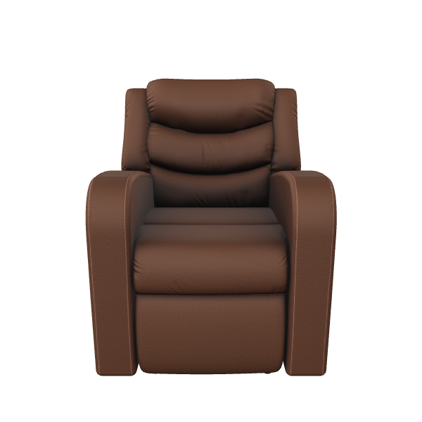 Stylish Brown Recliner Chair 3D - 3D Model