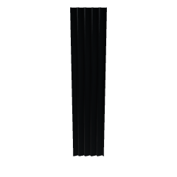 Stylized Wavy Wall Panel 3D - 3D Model