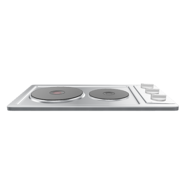 Modern Electric Cooktop 3D Model - 3D Model