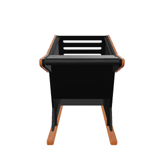 Stylish Shopping Cart 3D Model - Furniture 3D Model