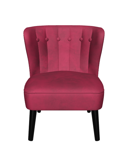 Stylish Sitial Aurelio Guinda Chair 3D - 3D Model