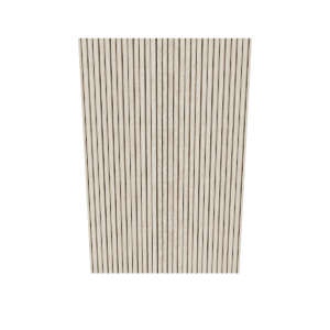 Textured Vertical Striped Wall Panel - Interior 3D Model