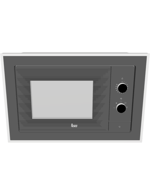 Sleek Built-In Microwave 3D Model - 3D Model