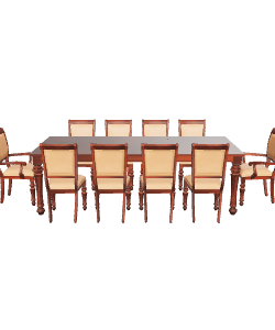 Elegant Dining Table Set Model - 3D Model