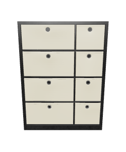 Modern Minimalist Drawer Unit - Furniture 3D Model
