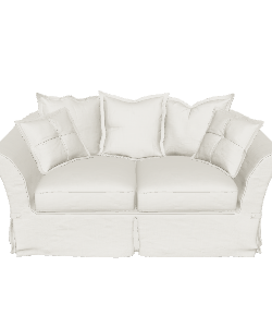 Elegant Fabric Sofa 3D Model - 3D Model