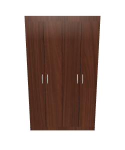Stylish Wooden Storage Cabinet 3D - Furniture 3D Model