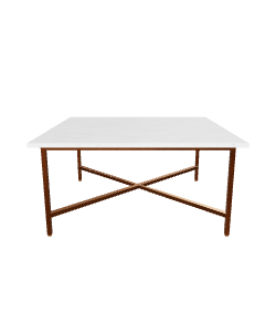 Modern Square Dining Table 3D - 3D Model