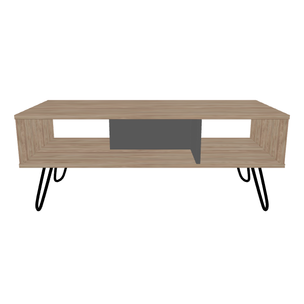 Stylish Wooden Coffee Table 3D - 3D Model