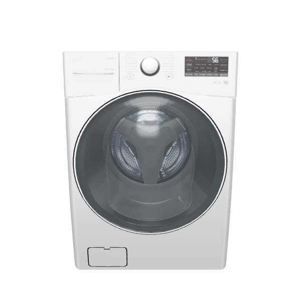 High-Quality Front-Loading Washer 3D - 3D Model