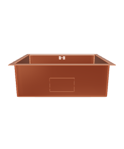 Stylish Rectangular Copper Basin 3D - 3D Model
