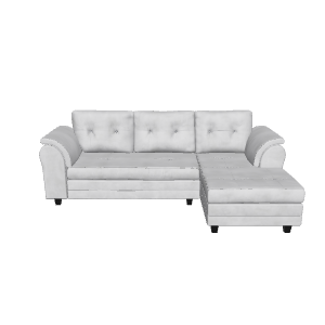 Stylish Sectional Sofa 3D Model - 3D Model