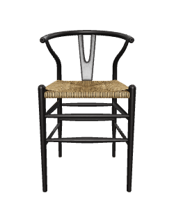 Stylish Wooden Chair Model - Furniture 3D Model
