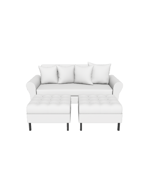 Stylish Modern Sofa 3D Model - 3D Model