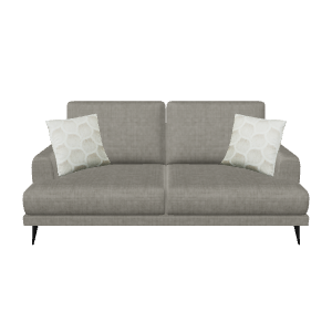Stylish Gray Sofa Model 3D - 3D Model