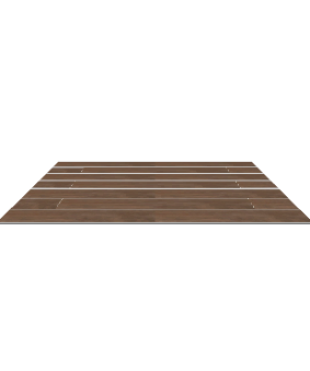 Stylish Wooden Deck 3D Model - 3D Model