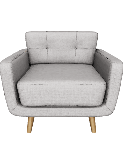 Stylish Modern Armchair 3D - Furniture 3D Model