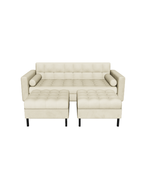 Stylish Modern Sofa 3D Model - 3D Model