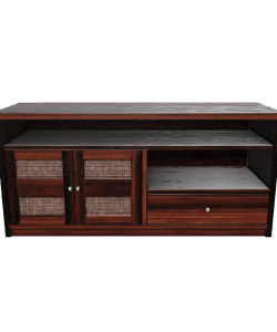 Stylish Wooden Media Console 3D - 3D Model