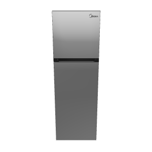 Elegant Stainless Steel Refrigerator Model - 3D Model