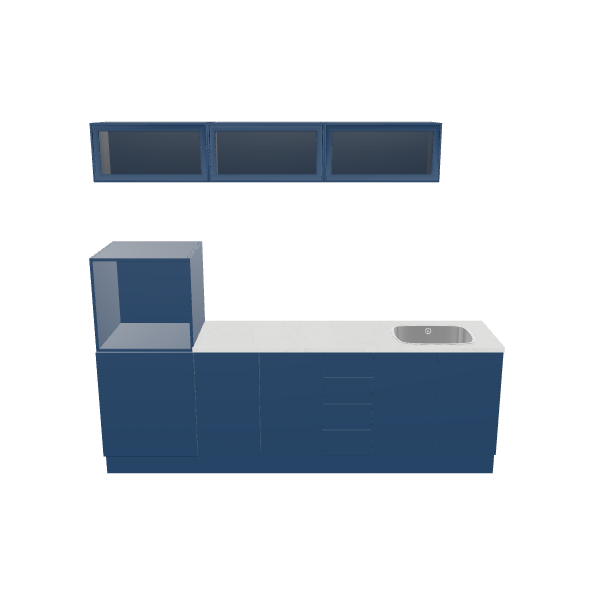 Modern Kitchen Cabinet Set 3D - 3D Model