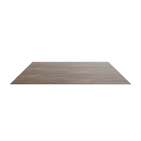Stylish Wooden Dining Table 3D - 3D Model