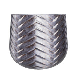 Textured Ceramic Planter Model - Household 3D Model