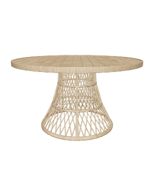 Stylish Round Dining Table 3D - 3D Model