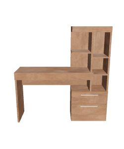 Stylish Home Office Desk 3D - 3D Model