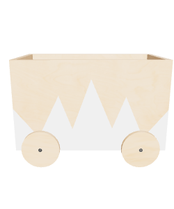 Stylish Wooden Toy Cart 3D - 3D Model