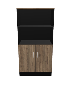 Stylish Wooden Cabinet 3D Model - 3D Model