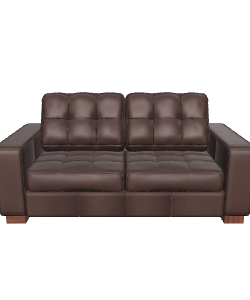 Stylish Brown Sofa 3D Model - Furniture 3D Model