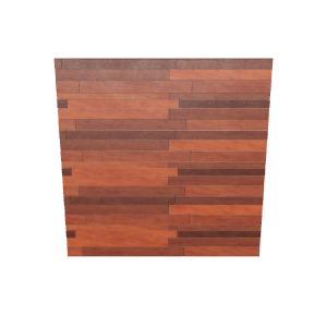 Stylish Wooden Wall Panel 3D - 3D Model