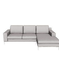 Minimalist Sectional Sofa Model - 3D Model